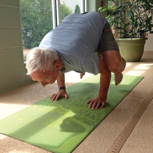 man resident yoga