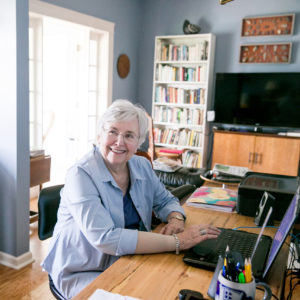 woman at computer