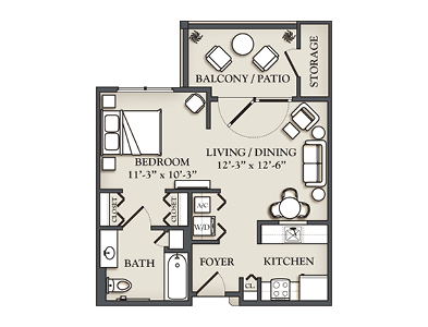 Studio Apartment (A)