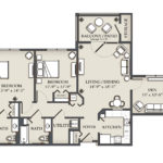 F 2 Bedroom + Den Apartment