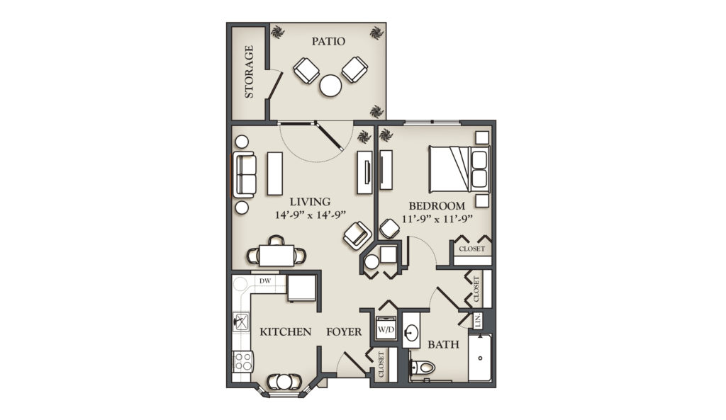 (L) 1 Bedroom Cottage