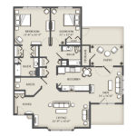 (R) 2 Bedroom + Den Cottage &ndash; End