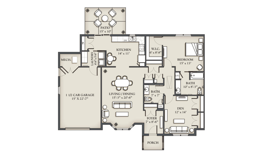 (S) Duplex Cottage