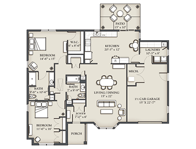 (T) 2 Bedroom Cottage