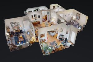 floor plan overhead view