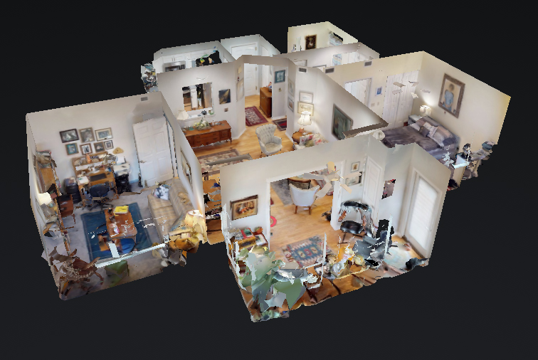 floor plan overhead view