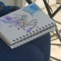 Jo's spider drawing