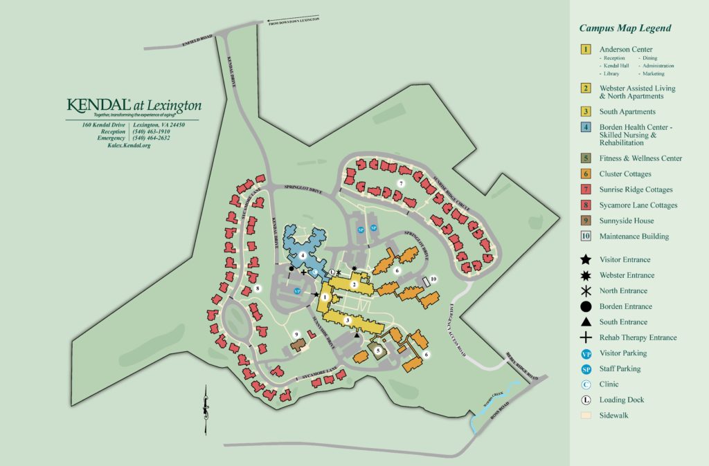 campus overview map