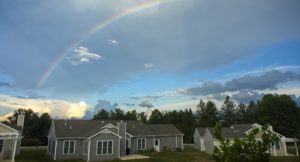 rainbow over Kendal
