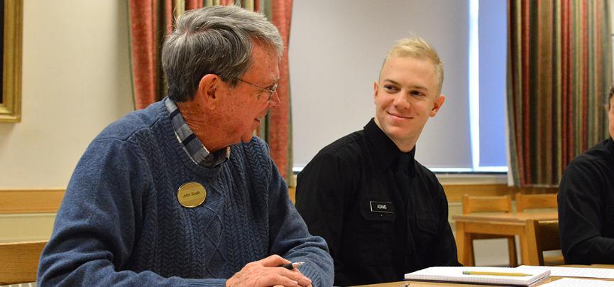 Resident John South VMI memoir project