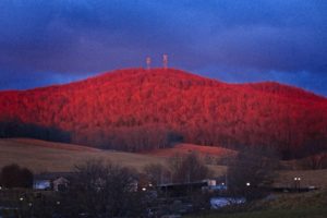 red mountain view