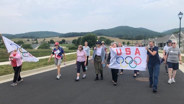 summer games torch walk
