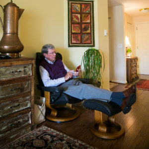 man on cell phone