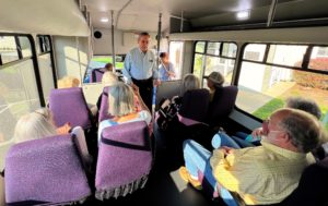 residents on bus