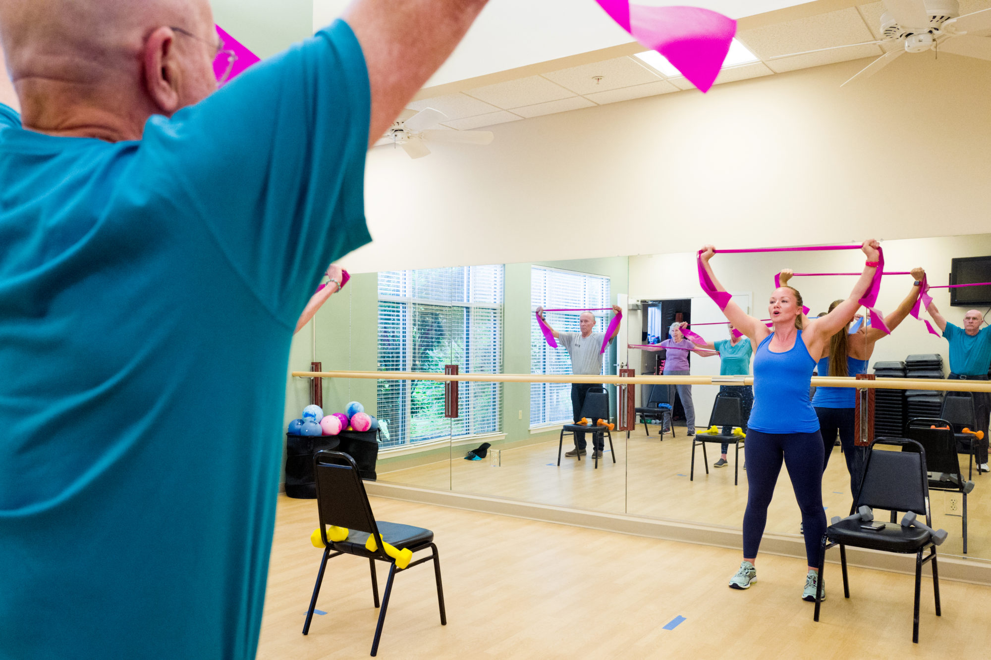 group exercise class