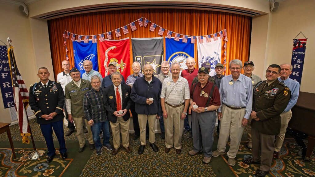 Back Row L to R: Todd Pegg, Tom Gosse, Jim Moore, John Winfrey, Dennis Cropper, Lad Sessions, Bob Harrison, Wick Walker, Al Carlsson, Wes Womelsdorf
Front Row L to R: Scott Brannon, John Harralson, Bob Bradish, John Knapp, Bill Schellstede, Jim Naylor, Joe Skovira, John South, Harold Dennis
Photo by: Lad Sessions