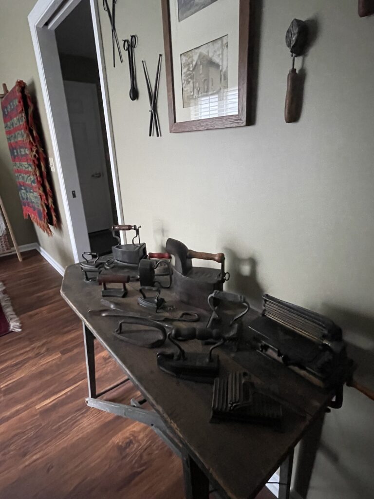 Photo of old iron artifacts